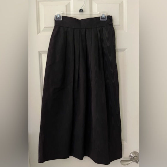 Talbots Dresses & Skirts - Women's Black Moire Fabric Maxi Skirt